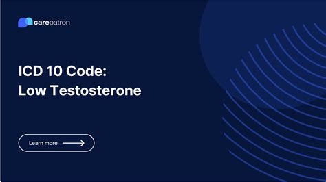 icd-10 for low testosterone|Low Testosterone ICD